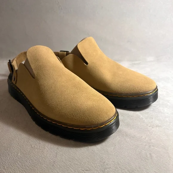 Dr Martens Men's Carlson Slingback Mule Savannah Tan Size 14 US NEW